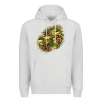 Dove Grey camouflage and leopard patch  5 Premium Hoodie - BundleAndBundleShop
