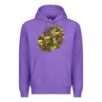 Purple camouflage and leopard patch  5 Premium Hoodie - BundleAndBundleShop