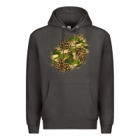Smoke camouflage and leopard patch  5 Premium Hoodie - BundleAndBundleShop