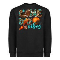 Black game day vibes Heavyweight Sweatshirt - BundleAndBundleShop