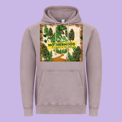 Motherhood Is A Walk In The Park Vintage Hoodie Designed By Tumblerdesignbyshophia