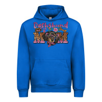 Cobalt dachshund mom Urban Hoodie - BarkalooDesign