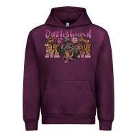 Mauve Wine dachshund mom Urban Hoodie - BarkalooDesign
