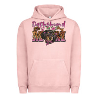 Pigment Salmon dachshund mom Urban Hoodie - BarkalooDesign