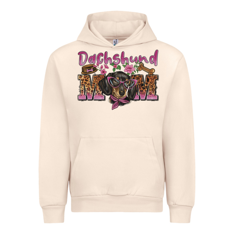 Dachshund Mom Urban Hoodie by BarkalooDesign | Teevron