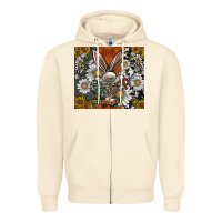 Sandshell bunny Easter Zipper Hoodie - CowhideDigitalArt