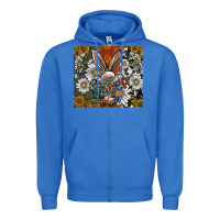 True Royal bunny Easter Zipper Hoodie - CowhideDigitalArt