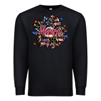 Black merica Premium Sweatshirt - SublimationCraftShop