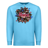 Ocean Blue merica Premium Sweatshirt - SublimationCraftShop
