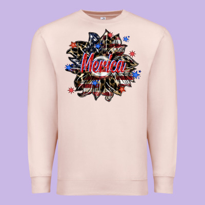 Merica Premium Sweatshirt Designed By Sublimationcraftshop