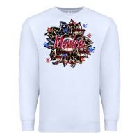 White merica Premium Sweatshirt - SublimationCraftShop