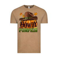 Vintage Coffee Howdy pumpkin Vintage Tee - NancyCooperArtShop