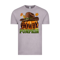 Vintage Zinc Howdy pumpkin Vintage Tee - NancyCooperArtShop