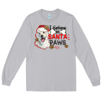 Moon Dust i believe in santa paws Long Sleeve Tee - CowGirlArtShop