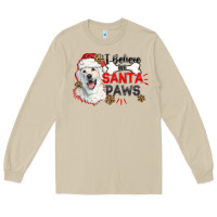 Mushroom i believe in santa paws Long Sleeve Tee - CowGirlArtShop