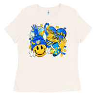 Bone retro disco ball the lucky few smile face Ladies Tee - Artiststas