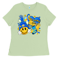 Matcha retro disco ball the lucky few smile face Ladies Tee - Artiststas