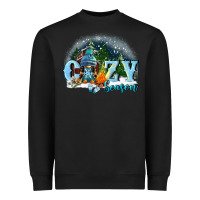 Black cozy season Heavyweight Sweatshirt - FaDigitalArtStudio
