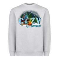 Heather Grey cozy season Heavyweight Sweatshirt - FaDigitalArtStudio