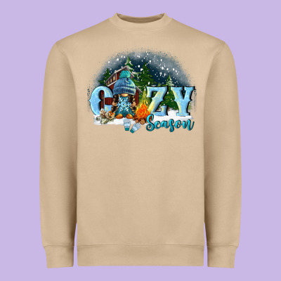 Cozy Season Heavyweight Sweatshirt Designed By Fadigitalartstudio