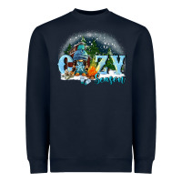 Navy cozy season Heavyweight Sweatshirt - FaDigitalArtStudio
