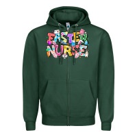 Easter Nurse Zipper Hoodie | Teevron
