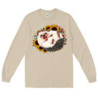 Mushroom happy hedgehog sunflower leopard Long Sleeve Tee - Jasminsmagicworld