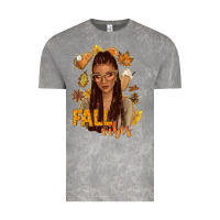 Cloud Rock Fall vibes afro woman Vintage Tee - NancyCooperArtShop