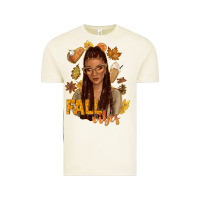 Vintage Arctic Fall vibes afro woman Vintage Tee - NancyCooperArtShop