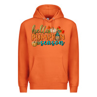 Carrot hello pumpkin season Premium Hoodie - BundleAndBundleShop