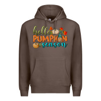 Coffee hello pumpkin season Premium Hoodie - BundleAndBundleShop