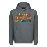 Rock hello pumpkin season Premium Hoodie - BundleAndBundleShop