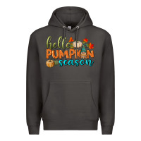 Smoke hello pumpkin season Premium Hoodie - BundleAndBundleShop