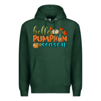 Sports Green hello pumpkin season Premium Hoodie - BundleAndBundleShop
