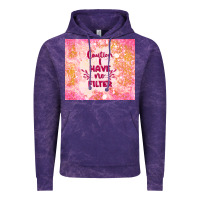 Cloud Purple caution i have no filter Vintage Hoodie - TumblerDesignByShophia