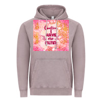 Caution I Have No Filter Vintage Hoodie | Teevron