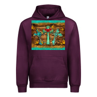 Mauve Wine crosses tumbler Urban Hoodie - BarkalooDesign