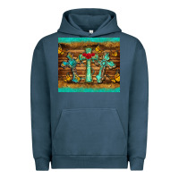 Pigment Midnight Navy crosses tumbler Urban Hoodie - BarkalooDesign