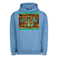 Pigment Pebble Blue crosses tumbler Urban Hoodie - BarkalooDesign