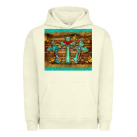 Pigment Pistachio crosses tumbler Urban Hoodie - BarkalooDesign