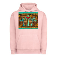 Pigment Salmon crosses tumbler Urban Hoodie - BarkalooDesign