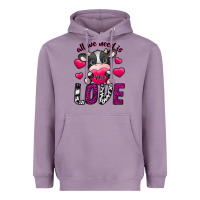 Lavender All We Need İs Moo Love Heavyweight Hoodie - SublimationCraftShop