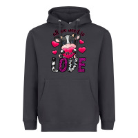 Smoke All We Need İs Moo Love Heavyweight Hoodie - SublimationCraftShop