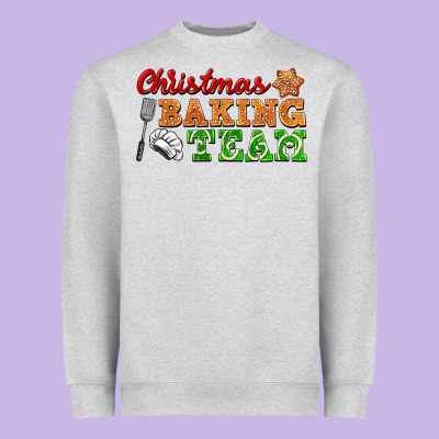Christmas Baking Team Heavyweight Sweatshirt Designed By Fadigitalartstudio