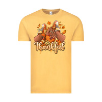 Vintage Mustard Thankful black girl sneakers Vintage Tee - RanaPortraitStore