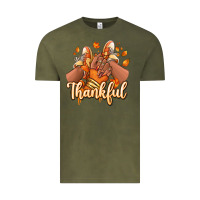 Vintage Olive Thankful black girl sneakers Vintage Tee - RanaPortraitStore