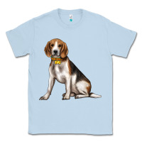 Dusty Blue beagle with overflow Classic Tee - texasbilliewilder