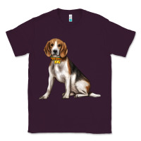 Plum beagle with overflow Classic Tee - texasbilliewilder