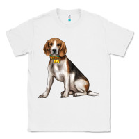 White beagle with overflow Classic Tee - texasbilliewilder