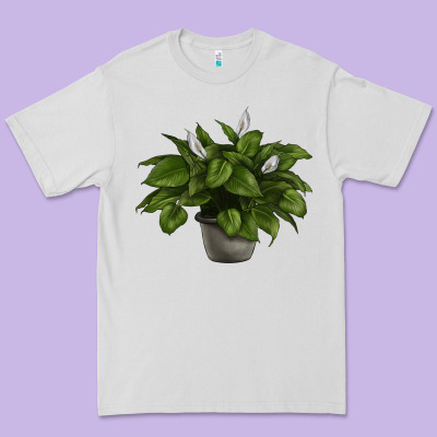 Peace Lily Premium Tee Designed By Lillyallendesigns